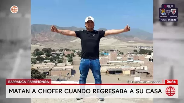 Asesinan a chofer en Barraca-Paramonga. Foto: América Noticias Asesinan a chofer en Barraca-Paramonga. Foto: América Noticias