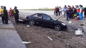 Accidente automovilístico en Pativilca. Foto: @ClaudioVargasTV