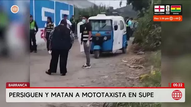Barranca: Mototaxista fue asesinado a balazos en Supe. Foto: América Noticias Barranca: Mototaxista fue asesinado a balazos en Supe. Foto: América Noticias