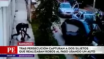 Capturan a dos delincuentes en Barranco. América Noticias