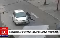 Barranco: Roba celular a taxista y lo capturan tras persecución - Noticias de taxista