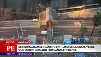 Tránsito normalizado en Barranco tras cierre de tramo en la Costa Verde. Foto y video: América Noticias