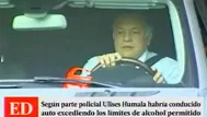 Barranco: Ulises Humala habría manejado en estado de ebriedad