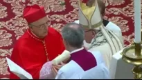 Cardenal Pedro Barreto. Foto: captura de TV