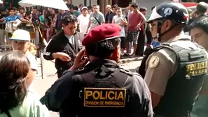 Uno de los cambistas recibió un impacto de bala en el abdomen, mientras el segundo en uno de sus brazos. Foto: América Noticias / Video: Canal N