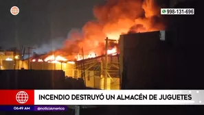 Incendio en Barrios Altos. Foto y video: América Noticias