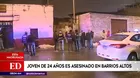 Barrios Altos: Joven de 24 años fue asesinado