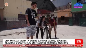 Incendio en Barrios Altos