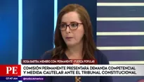 Rosa Bartra, presidenta de la Comisión de Constitución. Foto: América TV