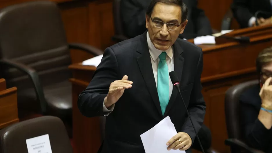 Bancada fujimorista aprueba interpelación de Martín Vizcarra. Foto: Agencia Andina