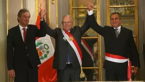 Juramentación de Vicente Romero como ministro del Interior. Foto: Presidencia