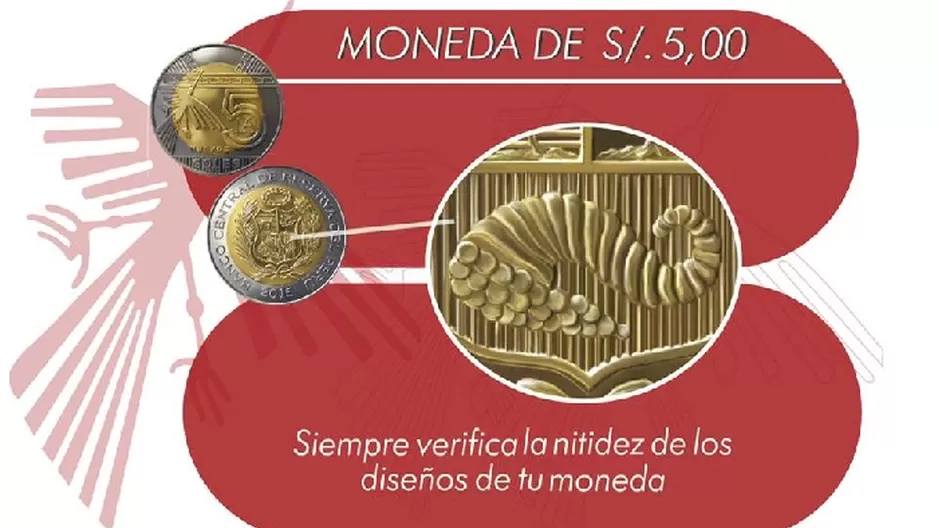 BCR rechaza rumores sobre circulación de monedas de 2 y 5 soles falsas