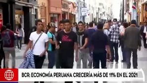 BCR: Economía peruana crecería más de 11% en el 2021. Video: América