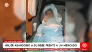 Bebé fue abandonado frente a mercado de San Martín de Porres