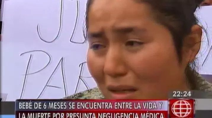 Bebé podría fallecer tras presunta negligencia médica Bebé podría fallecer tras presunta negligencia médica