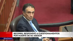 Héctor Becerril, congresista de Fuerza Popular. Foto: América Noticias