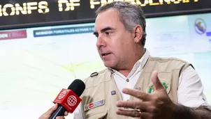 El ministro de Defensa, Rafael Belaúnde, anunció un decreto supremo para que las FF. AA. controlen accesos a los penales. Además, respondió sobre la moción de interpelación en su contra y detalló los puntos críticos priorizados ante El Niño. Foto: Mindef. Video: Canal N
