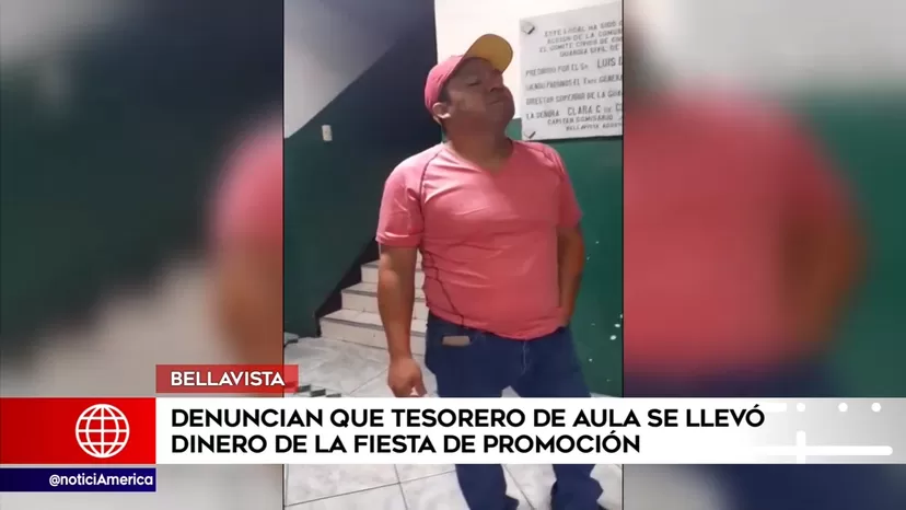 Bellavista: Denuncian que tesorero de colegio se llevó dinero de fiesta de promoción