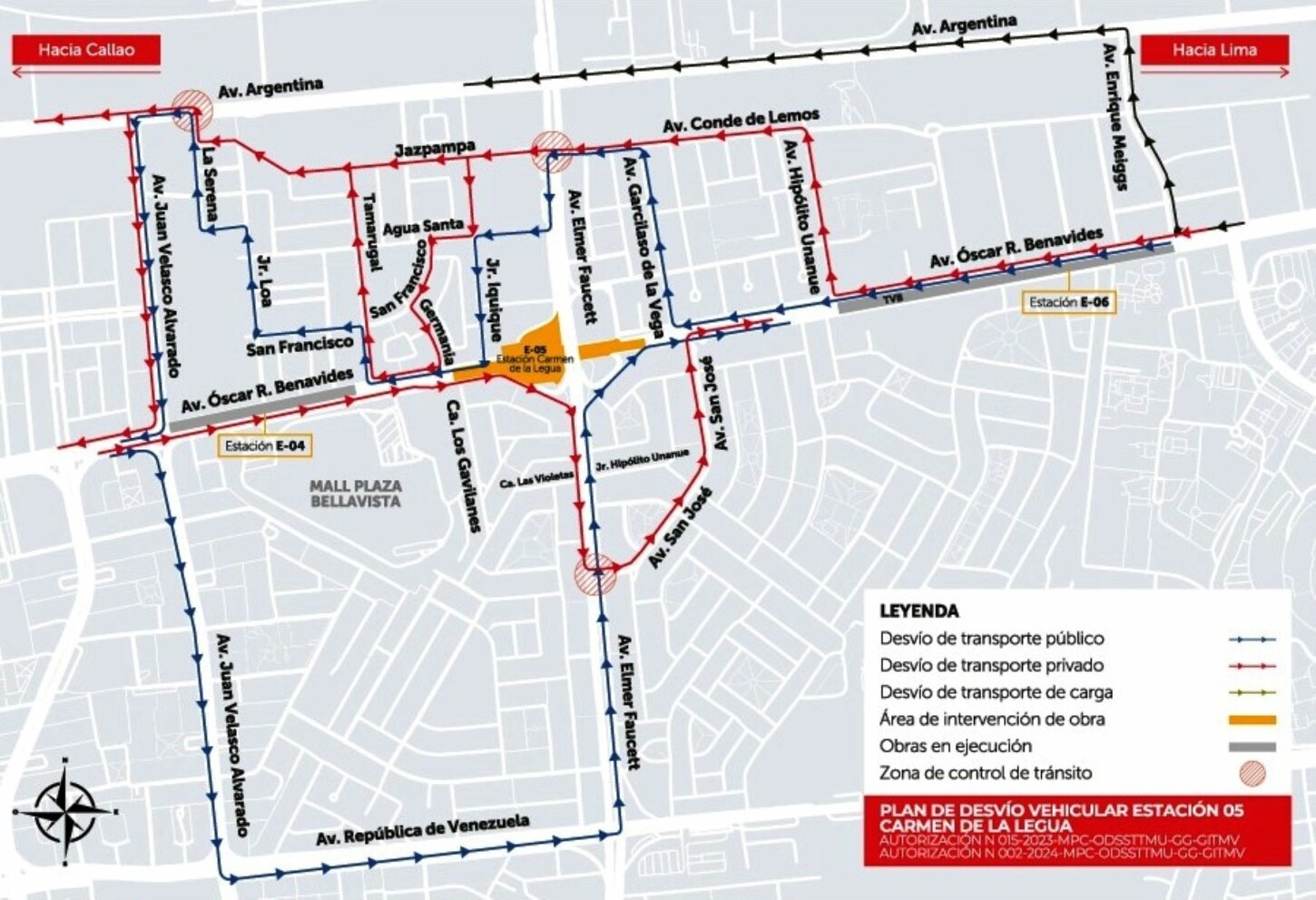 Bellavista: Vecinos y comerciantes afectados por plan de desvío de la Línea 2 del Metro de Lima