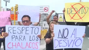 Además, advierten sobre la inseguridad que podría generar el desvío por zonas peligrosas. / Video: Canal N