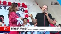 Ricardo Belmont, candidato a la alcaldía de Lima por Perú Libertario