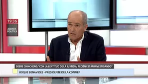 Roque Benavides se mostró en desacuerdo con la prisión preventiva a Keiko Fujimori. Foto: captura de TV