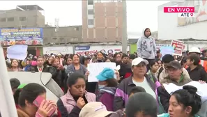 Un contingente policial se encuentra en el lugar para mantener el orden. / Video: Canal N