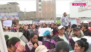 Un contingente policial se encuentra en el lugar para mantener el orden. / Video: Canal N