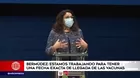 Bermúdez: Estamos trabajando para tener una fecha exacta de llegada de vacunas COVID-19