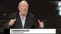 Bernardo Roca Rey sobre propuesta de ley de medios hecha por Perú Libre: Este tipo de amenazas son absurdas. Video: Cuarto Poder