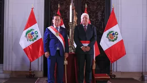 El presidente Balcázar tomó juramento al nuevo titular del Ministerio de Comercio Exterior. Berthin Enrique Gómez Vela asumió la conducción del Mincetur tras la renuncia irrevocable de José Reyes Llanos. Foto: Presidencia. Video: Canal N