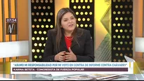 Fiscal de la Nación no fue destituido de su cargo. Foto: captura de TV