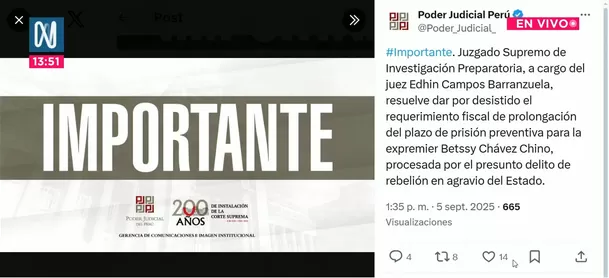 Foto: Video Canal  N