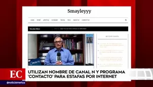 El sitio web cuestionado de nombre Smayleyyy