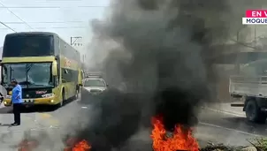 Bloquean puente Montalvo en Moquegua por contaminación del río Coralaque. / Video: Canal N