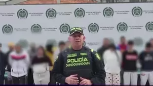 Colombia: Cayeron 17 presuntos miembros del Tren de Aragua y un menor tras operativo de la Policía Metropolitana de Bogotá. Incautaron armas y fentanilo. Video: Canal N