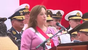 La presidenta Dina Boluarte dijo que hoy enfrentamos nuevas amenazas que encajan en el concepto de terrorismo urbano. / Video: Canal N