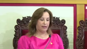 Dina Boluarte participó en la ceremonia de apertura del Año Jurisdiccional Constitucional del TC. / Video: Canal N