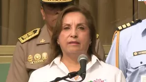 Dina Boluarte aseguró hoy durante el 2025, el gobierno no parará hasta reducir la criminalidad. / Video: Canal N