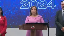 La presidenta Dina Boluarte participó en la presentación de los resultados de las exportaciones 2024. / Video: Canal N