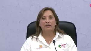 Dina Boluarte expresó que cerca de 1 año de gobierno y que en 2026 entregará la banda presidencial. / Video: Canal N