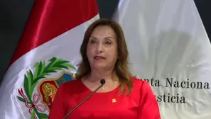Dina Boluarte participó en la ceremonia de juramentación de la Junta Nacional de Justicia (JNJ). / Video: Canal N