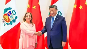 Dina Boluarte y Xi Jinping durante la visita oficial de la presidenta peruana a China. Foto: Presidencia. Video: Canal N