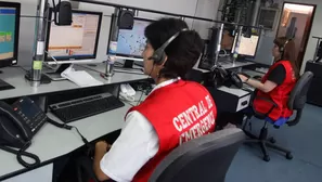 Central de emergencia de los Bomberos. Foto: Perú 21