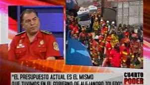 Bomberos tienen que comprar sus propios equipos personales. Foto: captura de TV