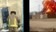 ¿Cómo controlaron los bomberos incendio reportado en Jicamarca?