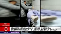 Ocurrió en el hospital Cayetano Heredia. Foto: América TV