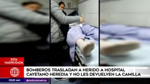 Ocurrió en el hospital Cayetano Heredia. Foto: América TV