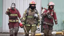 Bomberos Voluntarios del Perú. Foto: Andina