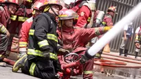 Bomberos voluntarios del Perú. Foto: Andina